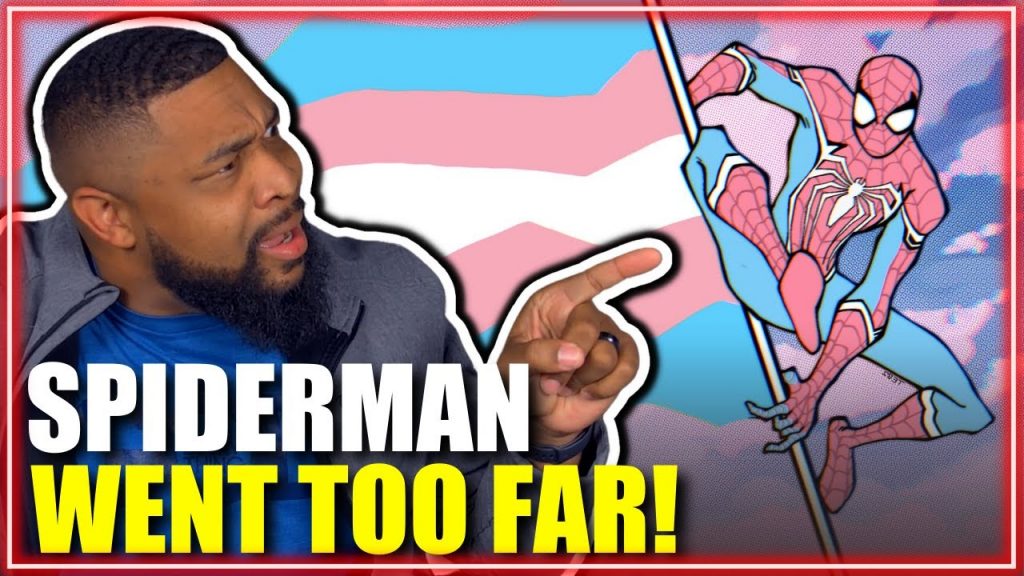 New Spiderman Movie Pushes Trans Flag On Children!