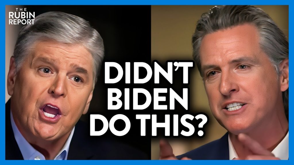 Watch Newsom’s Face When Hannity Points Out That Biden Did the Same Thing | DM CLIPS | Rubin Report