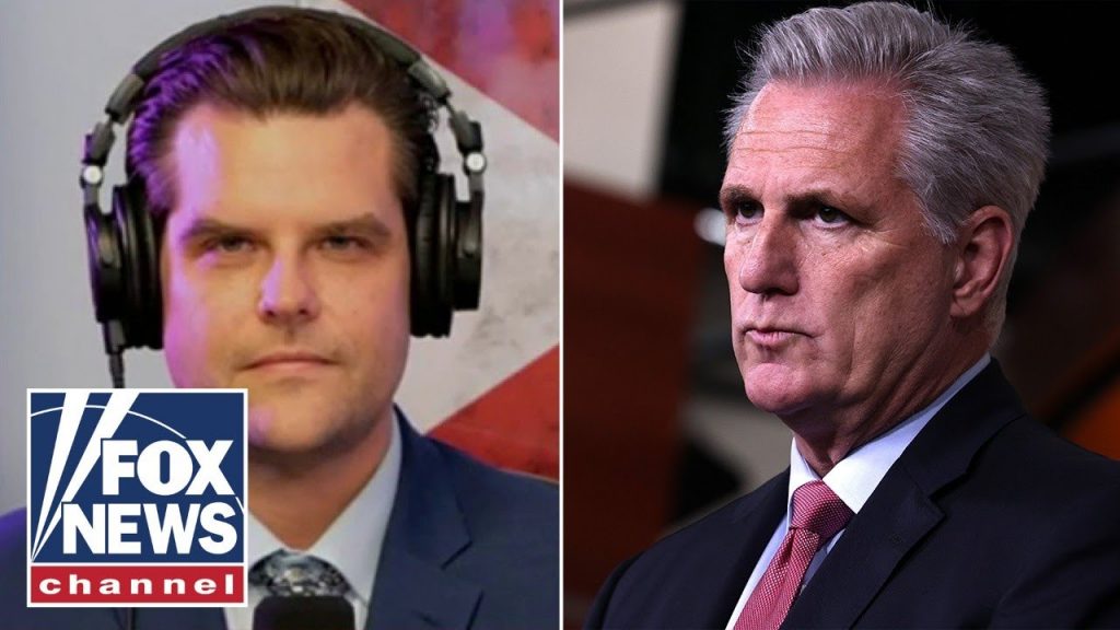 ‘TOTALLY FALSE’: Matt Gaetz responds to McCarthy