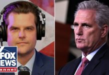 ‘TOTALLY FALSE’: Matt Gaetz responds to McCarthy