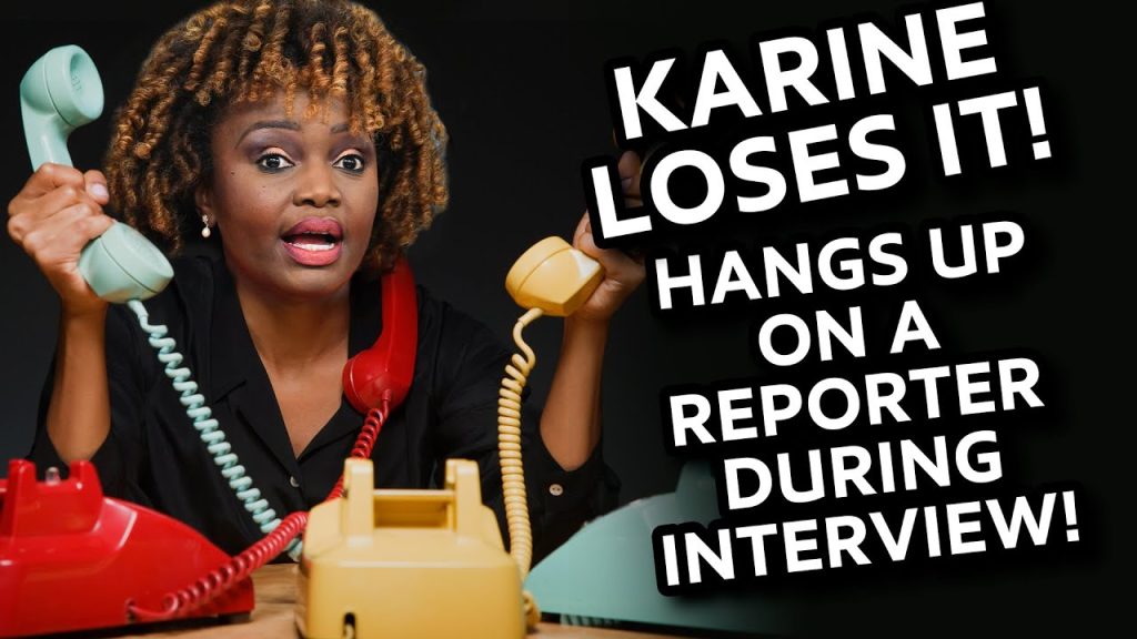 Karine RAGE QUITS During Phone Interview With News Reporter!! ☎️