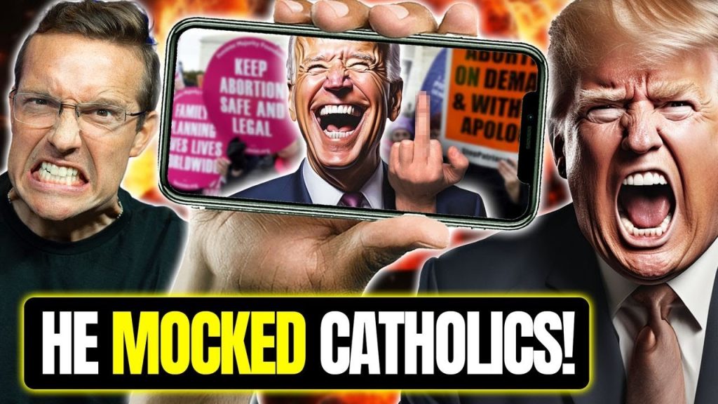 Joe Biden Makes Sign Of The CROSS at Pro-Abortion Speech | Catholics ENRAGED: ‘Blessing MURDER?’