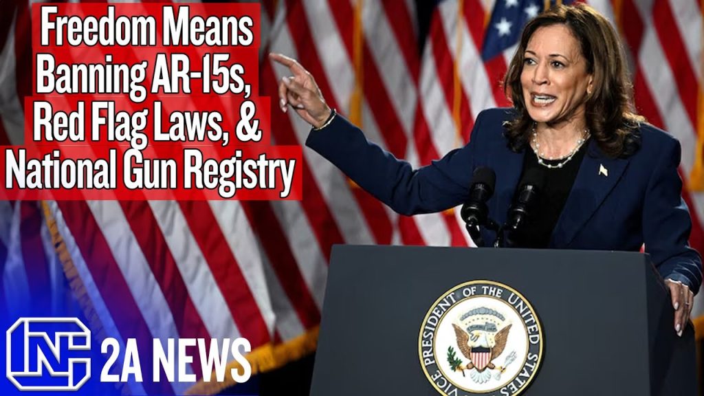 Kamala Harris Says Freedom Means Banning AR-15s, National Gun Registry, & Red Flag Laws Kamala Harris Says Freedom Means Banning AR-15s, National Gun Registry, & Red Flag Laws