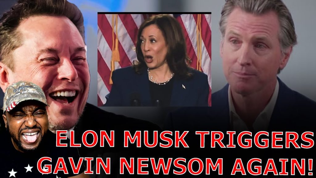 Elon Musk DESTROYS Gavin Newsom Getting TRIGGERED Over Him Posting Hilarious Kamala Campaign Ad!