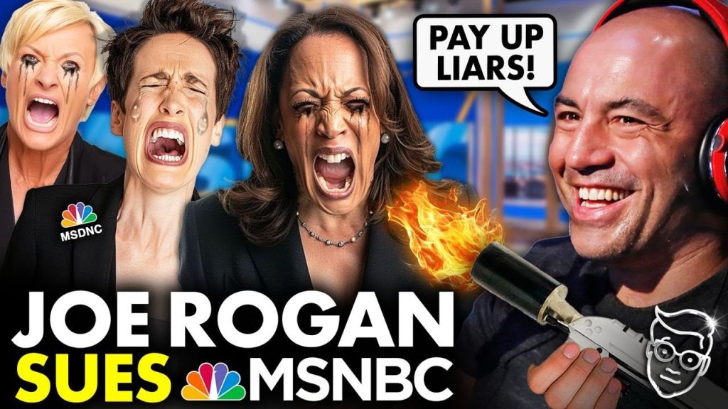 MSNBC Posts FAKE CLIP of Joe Rogan ‘Endorsing’ Kamala Harris | DELETES Evidence in PANIC| LAWSUIT?!