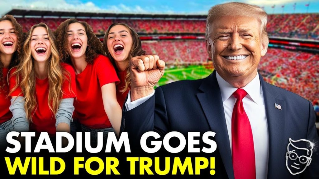 HISTORY: Football Stadium of 100,000 ROARS as Trump Makes Electric Appearance | Breaks Sound Records