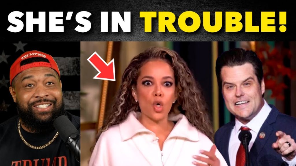 Sunny Hostin INSTANTLY REGRETS Defaming Matt Gaetz, FORCED TO APOLOGIZE