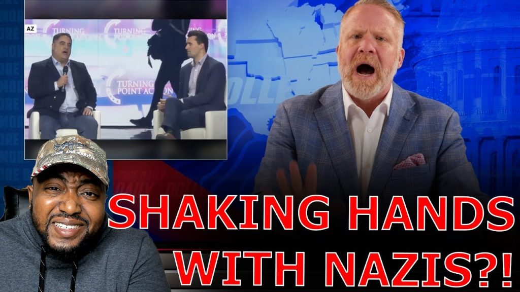 White Liberal LOSES HIS MIND Over Cenk SHAKING HANDS With ‘RACIST’ Charlie Kirk At Turning Point!