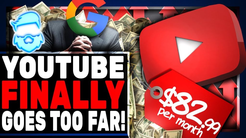 Youtube BLASTED For INSANELY GREEDY New Change! MASSIVE Price Increases For Christmas Streaming DEAD