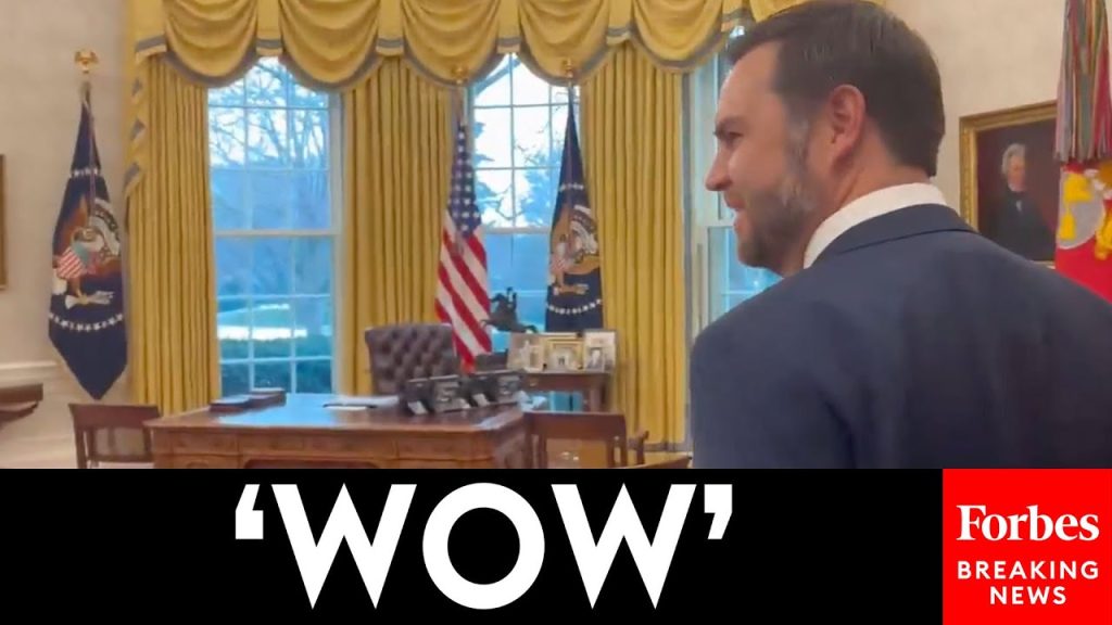 MUST WATCH: JD Vance Filmed Entering The Oval Office For The Very First Time