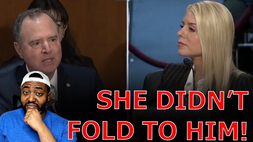 Trump AG Pam Bondi CALMLY DISMANTLES DERANGED Adam Schiff Raging Over Her Locking Up Liz Cheney