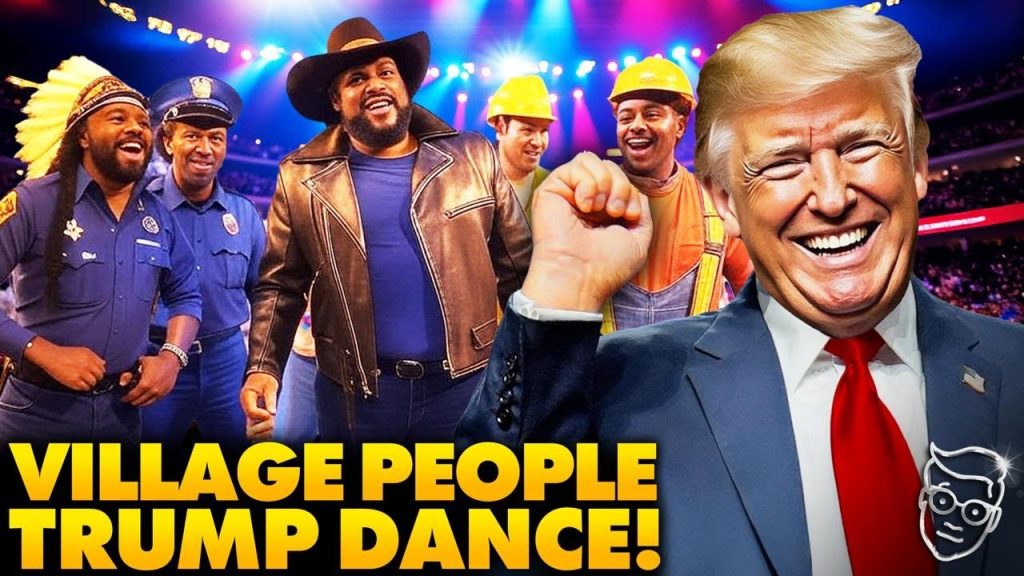 Trump Brings ‘The Village People’ Onstage to Sing YMCA | Hits Dance Moves That Make Stadium ROAR