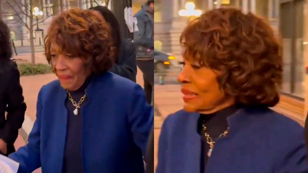 Maxine Waters Running Away From A Journalist After She Was Exposed