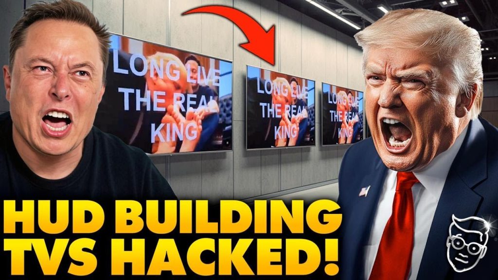 Government TVs HACKED To Play X-Rated Anti-Trump Video On Repeat | Elon Musk Promises Swift Revenge