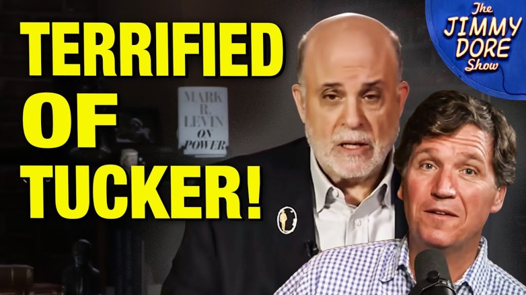 Zionist Coward Mark Levin’s Pathetic Excuse For DUCKING DEBATE w/ Tucker Carlson!
