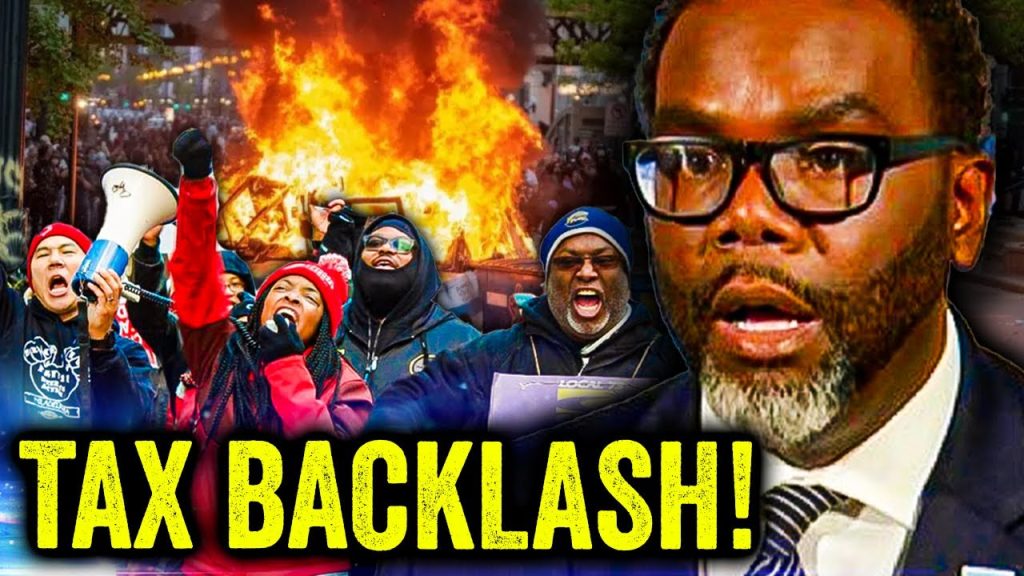 Chicago Mayor PANICS as Black Residents RISE UP After 100% Tax Hikes!!!