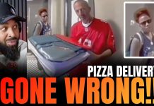 Pizza Delivery in the Ghetto Turns Into Showdown With Crazy Neighbor!