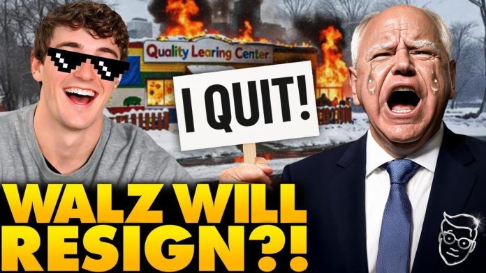 🚨Tim Walz to RESIGN as Governor After Somali Fraud EXPOSED, Bombshell Report Claims: ‘Indictments…’