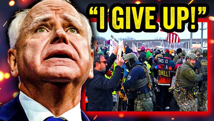 Tim Walz SURRENDERS as Minneapolis Police UNLEASHED to CRUSH Protestors!!!