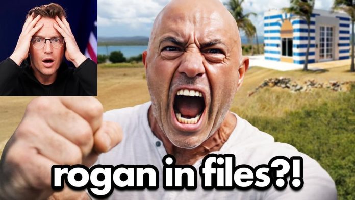 Joe Rogan Finds Out He’s In the Epstein Files LIVE… RAGE!