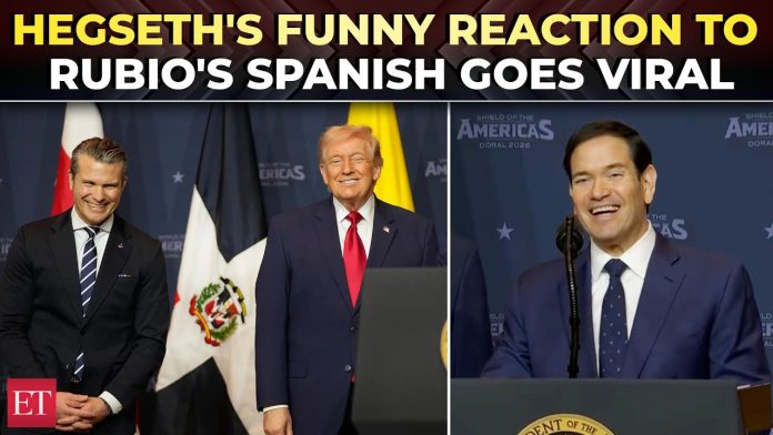 Can I speak Spanish?': Rubio asks Trump, Hegseth jokes ‘I only speak American’ in fun summit moment