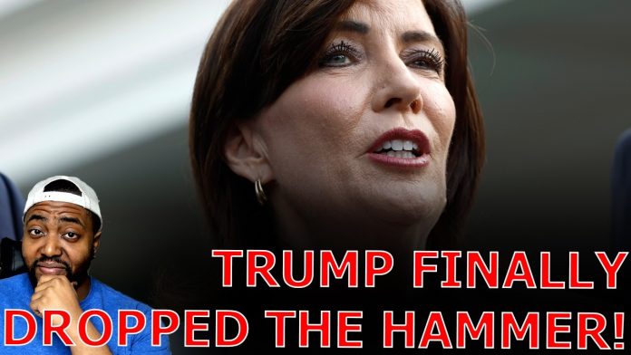 Trump DROPS THE HAMMER WITH MASSIVE PUNISHMENT For Democrat State Refusing To Stop Hiring Illegals!