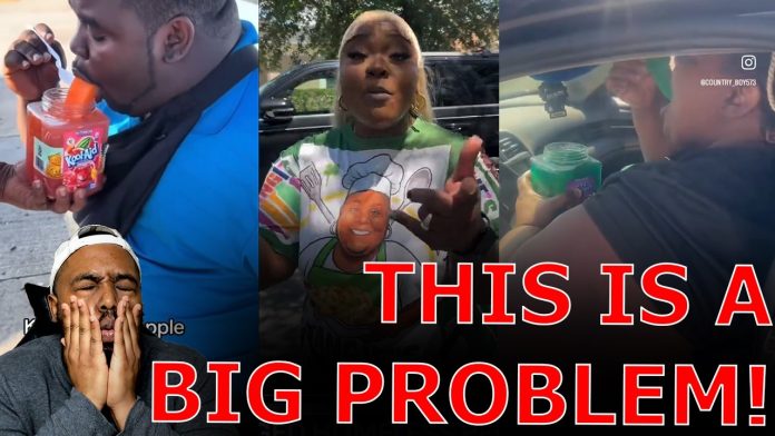 Plus Size EBT Community Gives Themselves Diabetes Selling Viral Pineapple Kool Aid Spears In Ghetto