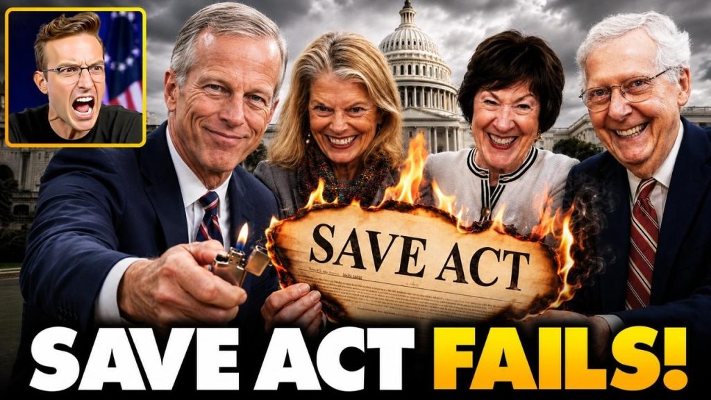OUTRAGE! Republicans Vote With Democrats to KILL The SAVE Act | Traitors Exposed as Thune Betrays…