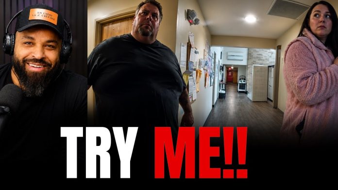 Big Guy Tries to Bully the Wrong Cop
