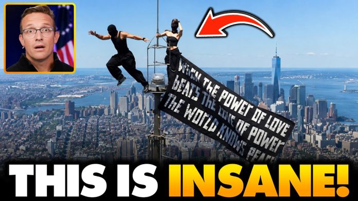 Communists Hang Flag on Empire State Building Then Do Something INSANE On LIVE TV That Shocks World…