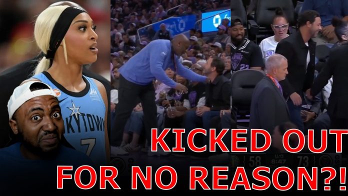 White WNBA Fan EJECTED From Game After Ghetto Player LOSES HER MIND With FALSE Harassment Claim!