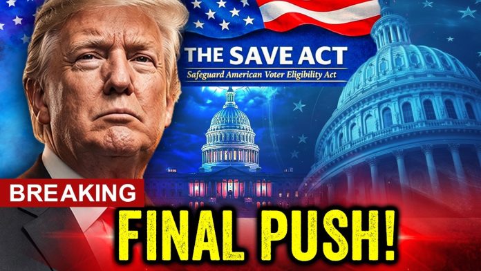 BREAKING! The SAVE Act Is Suddenly MOVING!!!