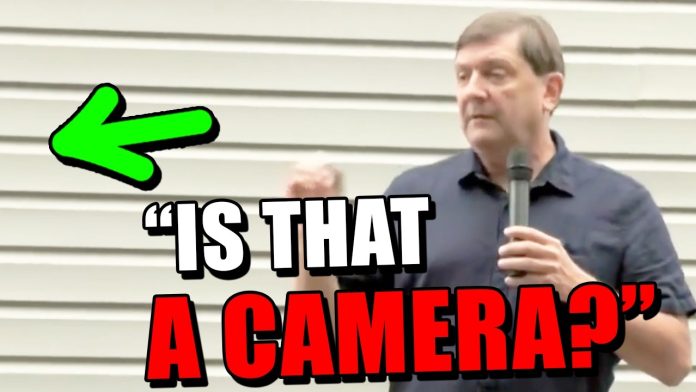 Someone privately recorded his event… This will CRUSH HIM.