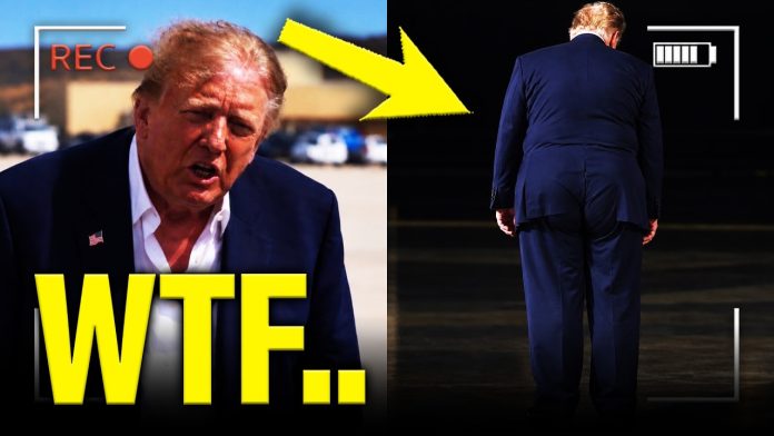 Trump CAN’T KEEP IT UP…